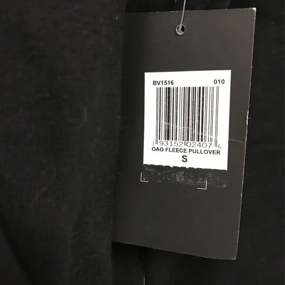 Hurley Women's SMALL One & Only Fleece Hoodie Pullover Black Sweatshirt - Picture 5 of 5